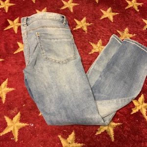 Free people size 29 crop jeans